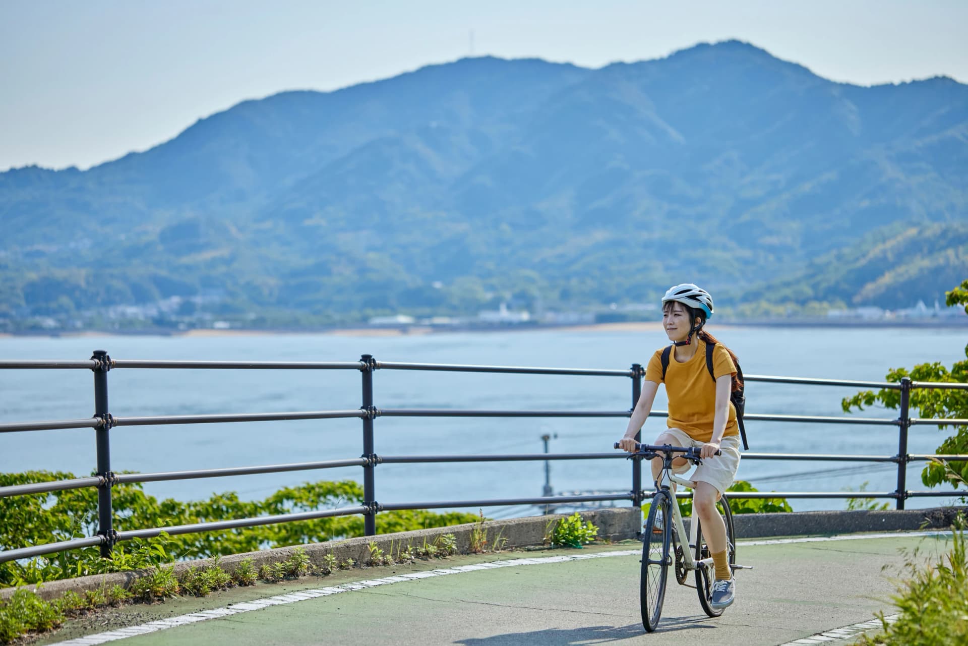 Pedal a seaside lane on the Shimanami Kaido